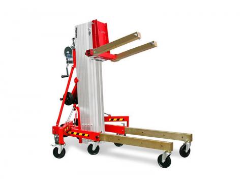 Elevador manual de materiales