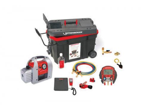 Estación vacío/carga de aire acondicionado