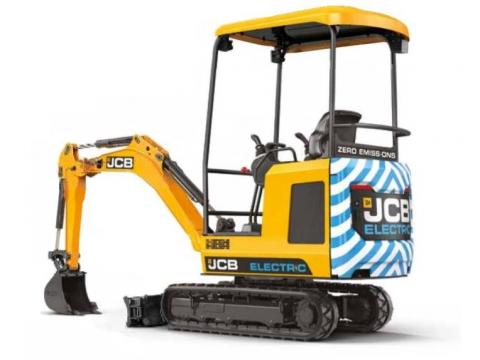 Miniexcavadora 1.900 kg a batería