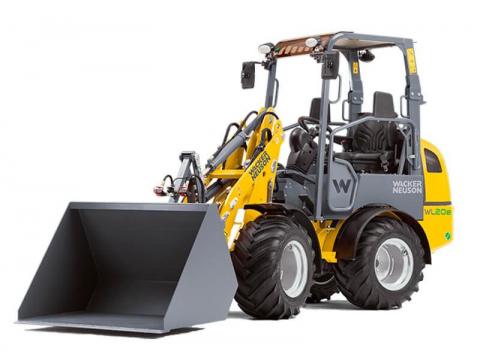 Pala cargadora a batería