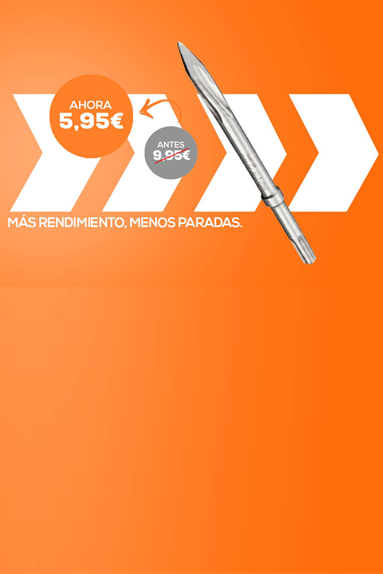 Compra punteros SDS-MAX autoafilables